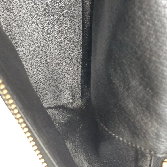 Authentic CELINE Vanity Bag Black PVC mn382-120825 - Picture 14 of 16